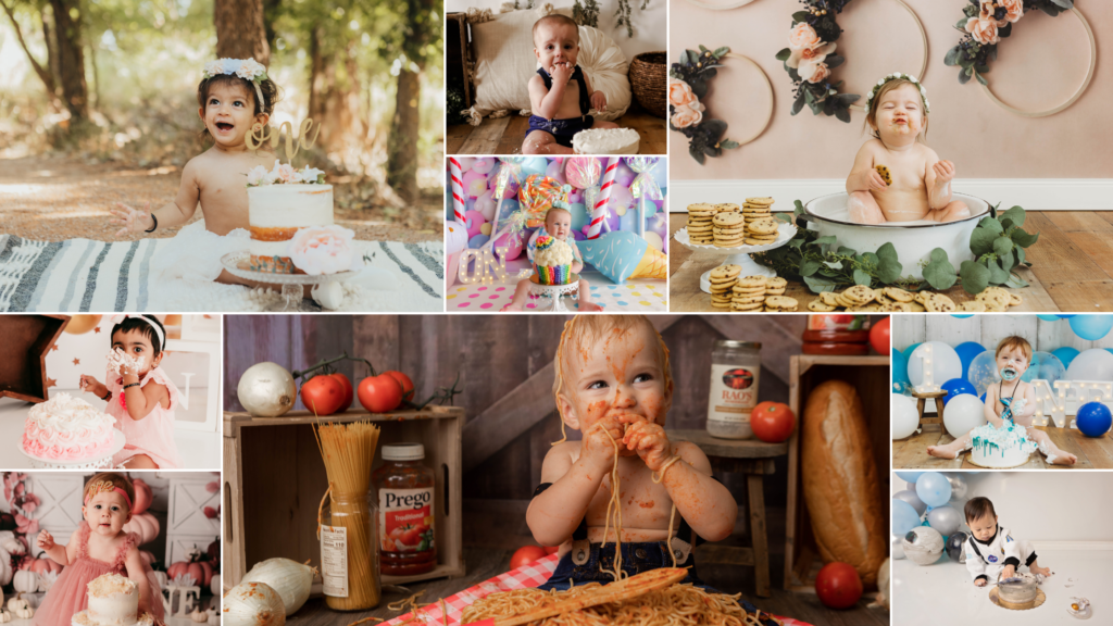 ideas for baby's first birthday photos